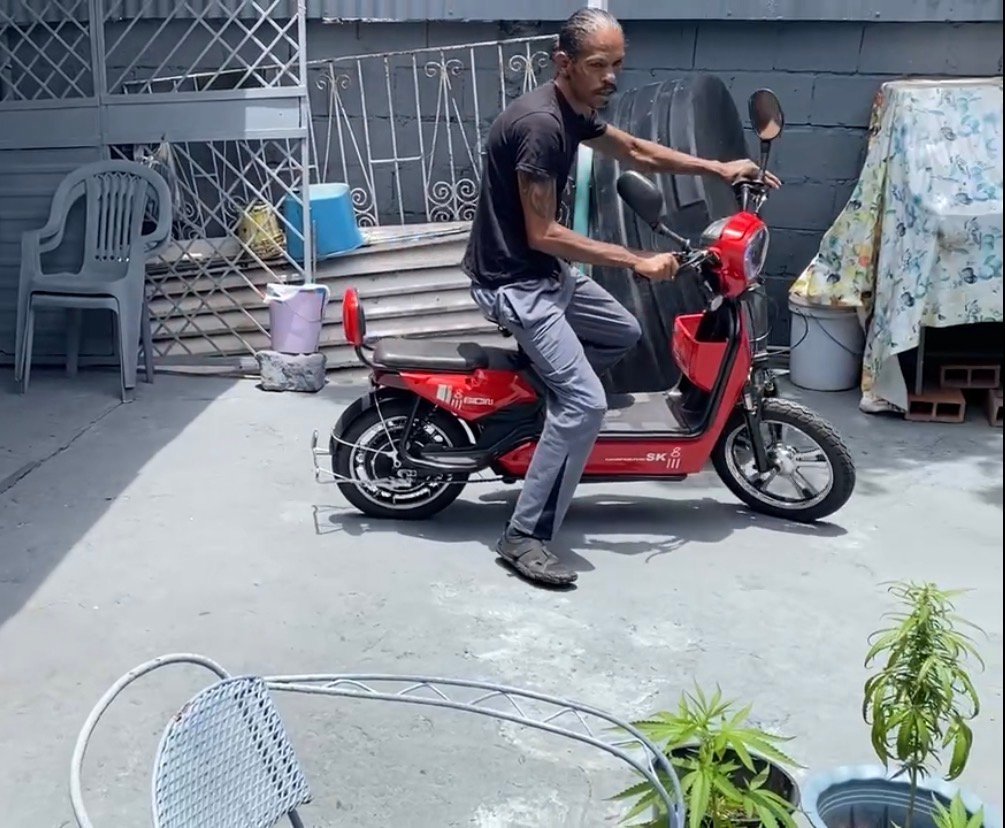 Terrence Lokai's e-bike